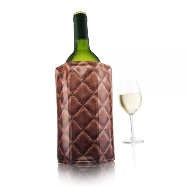 Chladič na víno manžetový Leather, Vacu Vin | regioWine