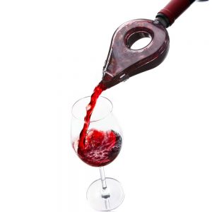 Prevzdušňovač vína šedo-transparentný, Vacu Vin | regioWine
