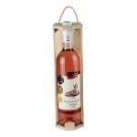 Drevenná kazeta na 1 fľašu vína, otvorená, šesťhranná | Promitor Vinorum