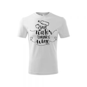 Tričko pánske na vínnu cestu, biele, motív 1 | regioWine